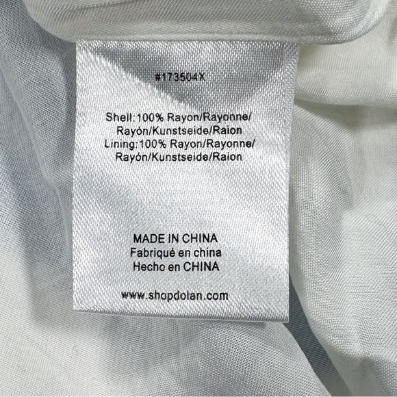 Anthropologie Dolan Laney Smocked Polka Dot Midi Casual Dress Blue size 2X - Picture 12 of 14